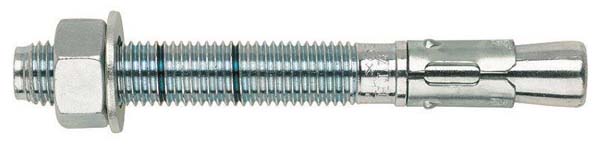 JCP M6 X 60 Approved Throughbolt - Clear Zinc Plated 
